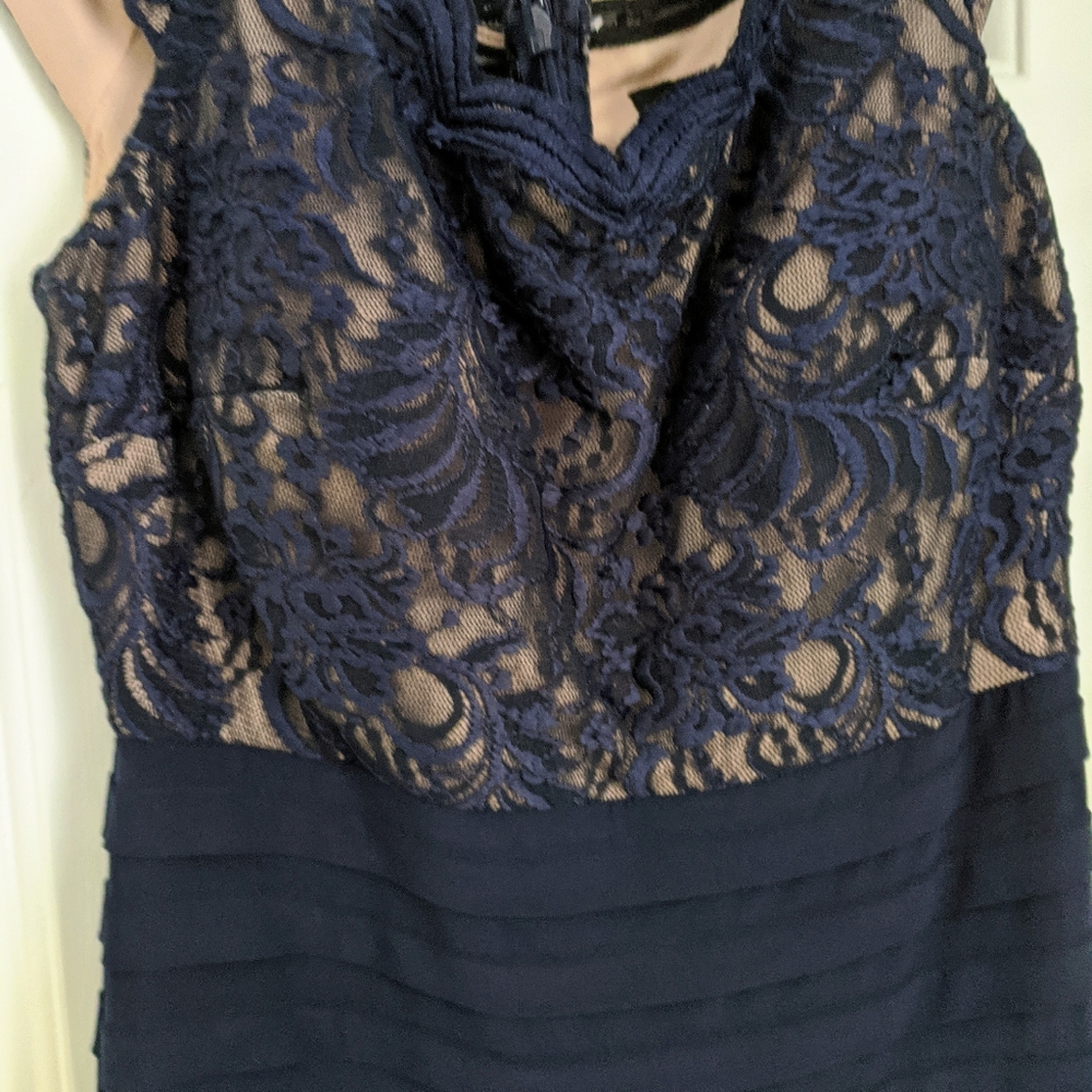XSCAPE off the shoulder lace top dress - Picture 5 of 5